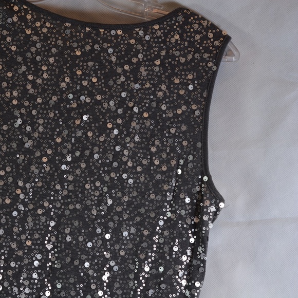 Stretch Sequin Dress SZ S Expresso - Picture 8 of 8
